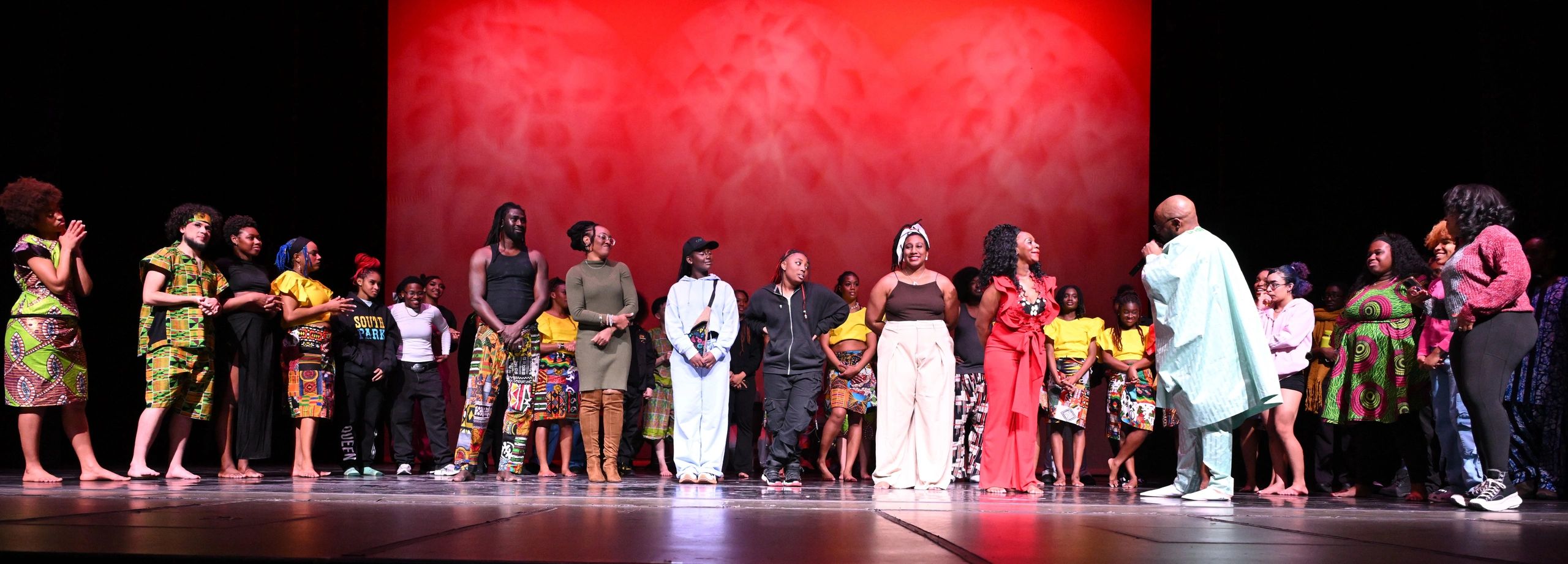 Community cultural celebration performance